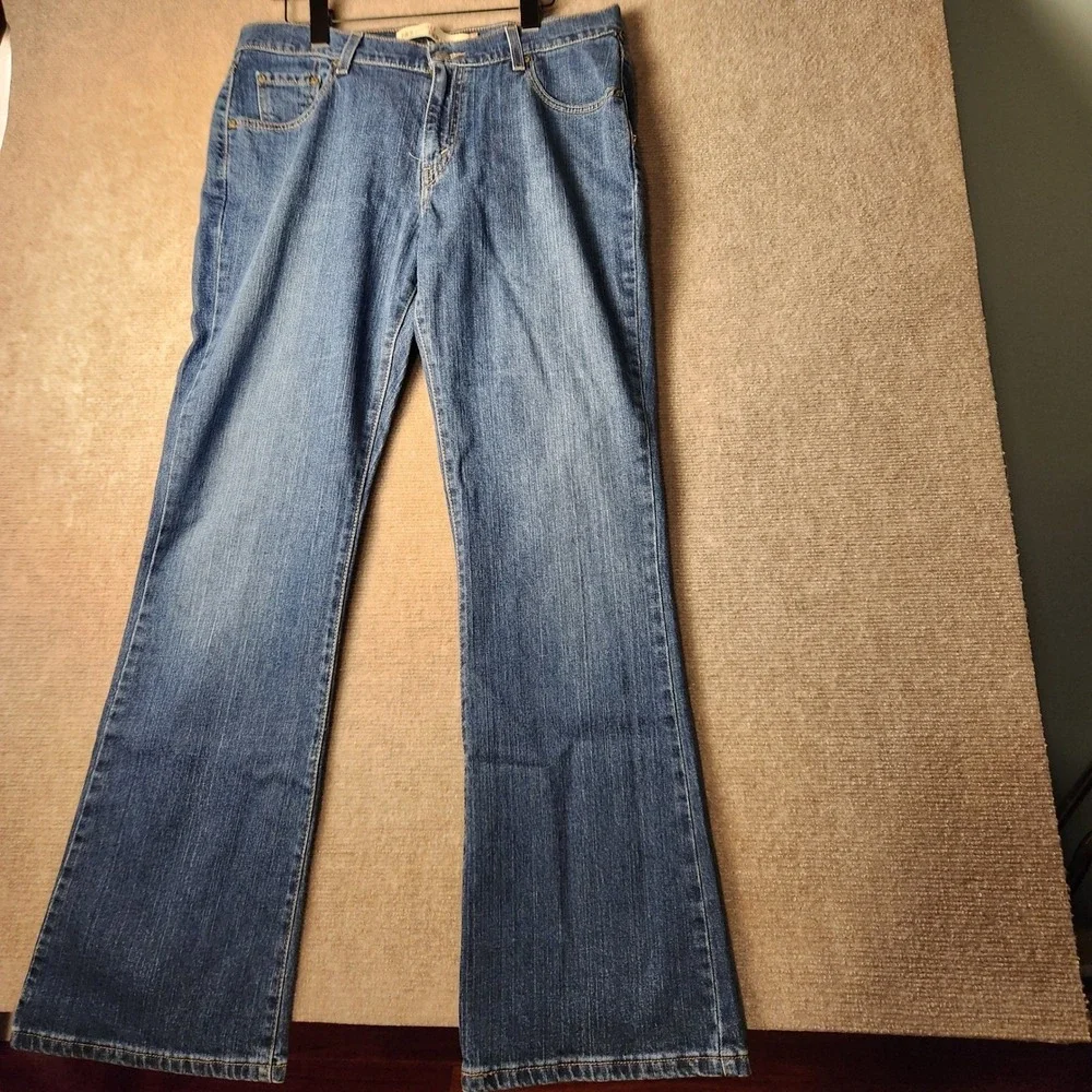 Levi Strauss‎ 515 Y2K Bootcut Jeans Blue Denim W34 L32 Medium Wash